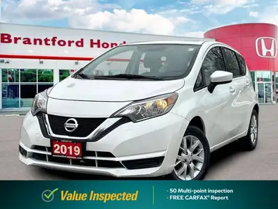 Navigate city streets with effortless confidence in this practical 2019 Nissan Versa Note SV. Design...