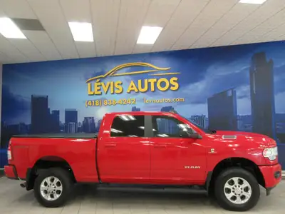 RAM 2500 2022 BIG HORN ÉDITION CUMMINS 6.7 LITRES TURBO DIESEL 4X4 CREW-CAB / BOITE 6.4 POUCES / FON...