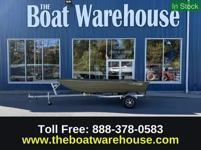 2026 Lowe 1448M, Grass Green, Livewell Trailer $2,799.00 A Mod-V bow and flat bottom make the L1448M...