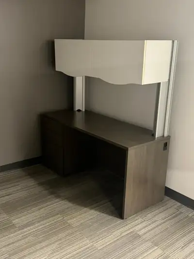 Straight Desk with Hutch(60x24)-Excellent Condition!, View more