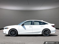 Introducing the 2026 Honda Civic Hybrid in a stunning white finish, this new sedan promises sophisti... (image 2)