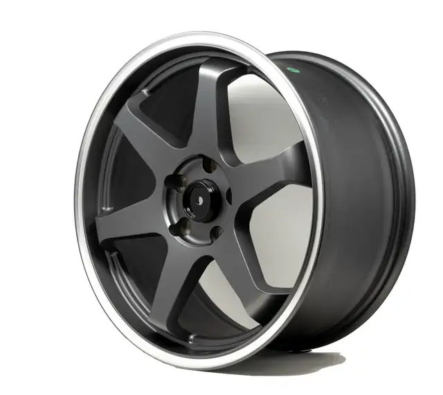 te37 style 18x8 +38 5x114.3 73.1 matt gunmetal in Tires & Rims in Markham / York Region - Image 4