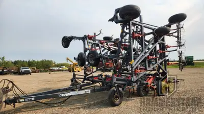 FLEXI COIL 820 50 Ft Chisel Plow Deep Tillage Cultivator 12 inch spacing 16 inch sweeps Floating hit...
