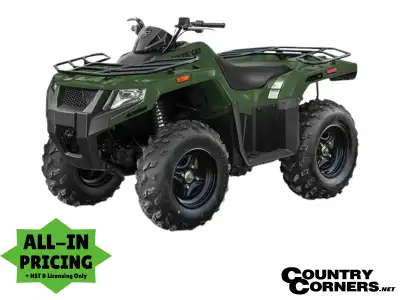 Receive a 30 Month Warranty with Arctic Cat's current promotions!* All-In Sale Price - $9748 + HST &...
