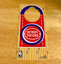 Detroit Pistons Plastic Door Knob Hanger