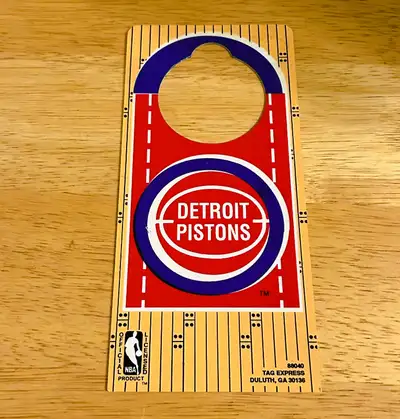 Detroit Pistons Plastic Door Knob Hanger, View more