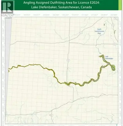 Licence and shack only. Angling licence for Diefenbaker Lake which includes everything from the damn...