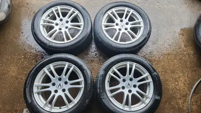 RIMS 16" OEM ALLOYS RIMS OFF OF A 2006 ACURA RSX 5x114.3 WILL FIT LOTS OF CARS, ACURA RSX, ACURA TSX...