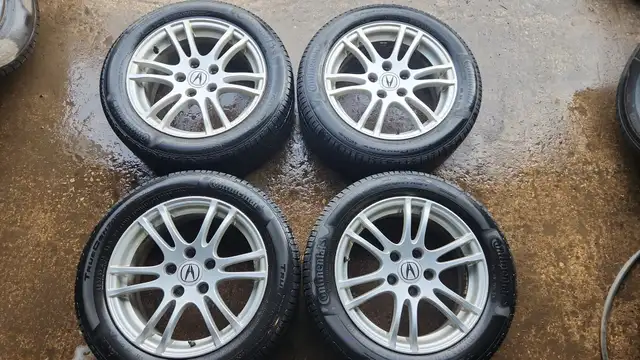 205 55 16 - ACURA RSX - HONDA CIVIC - 5x114.3 - CONTINENTAL in Tires & Rims in Kitchener / Waterloo - Image 2