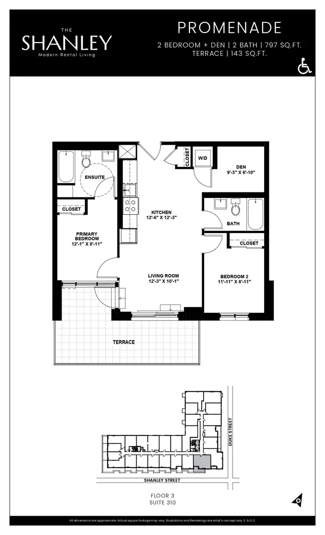 Contemporary urban living at The Shanley in Long Term Rentals in Kitchener / Waterloo - Image 2