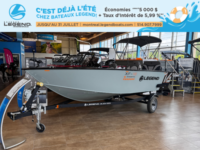 Découvrez notre tout nouveau Legend 16 XF SC, propulsé par un Mercury 60 ELPT CT 4S. Ce bateau compr...