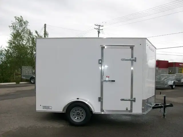 2025 Weberlane CARGO 7' X 10' V-NOSE 1 ESSIEUX 3500LB. RAMPE VTT in Cargo & Utility Trailers in Laval / North Shore - Image 5