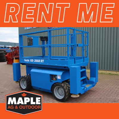 Contact Maple Ag & Outdoor for all your rental needs. We have boom lifts, scissor lifts, tow behind...