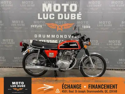 1974 Honda CB200 Honda CB200 1974 HONDA CB200 1974 ICÔNE D’ÉPOQUE SEULEMENT 2 143 MI D’ORIGINE MOTO...