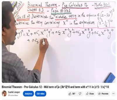 To view Grade 11.12 Mathematics and Physics solved problems, please visit my YouTube channel. Three...