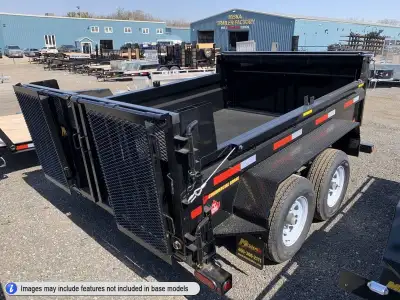 Miska Ultra Low Pro 5 Ton Heavy Duty Dump Trailer 9,990lb GVWR, 81in.x10' Dump Trailers Starting at...
