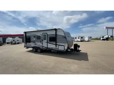 Jayco Jay Flight SLX 8 travel trailer 212QB highlights: Large Windows Booth Dinette Fully Featured K...