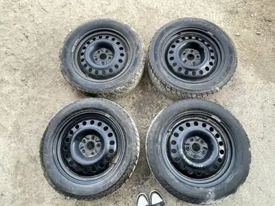 *Tire Size:235/55R18 *Season: WINTER *Tread: 60-65% *Bolt Pattern: 5x114.3 *Center Bore: 60.1mm To d...