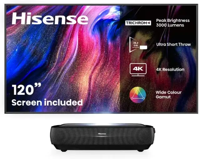 Hisense100"4K Smart Laser TV from$1349/120" $2299NoTax62863273552897122