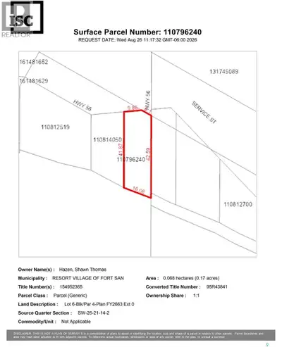 Great lot with lakefront access, quick and easy access off the highway. If you're looking for the dr...