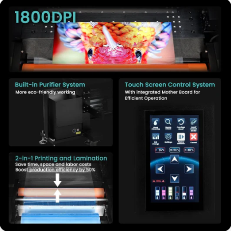 $195/month DTF Station Aries 213 UV DTF 2-in-1 i3200HD Printer in Printers, Scanners & Fax in City of Toronto - Image 5