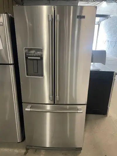 Réfrigérateur stainless 30'' portes Françaises Maytag, View more