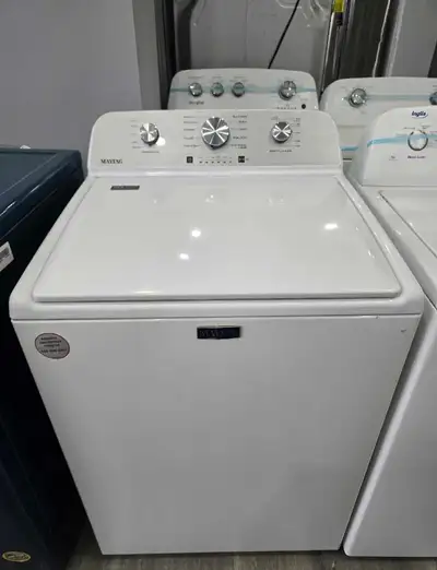 2024 Maytag 27" White Topload Washing Machine CAN DELIVER, View more