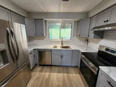 Newly renovated spacious 3 Bedroom house for rent This house features * All new kitchen and stainles...