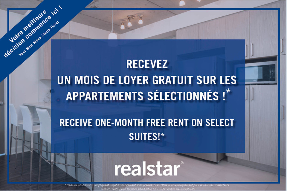 4-1/2+ À LOUER À LAVAL | 4-1/2+ FOR RENT IN LAVAL dans Locations longue durée  à Laval/Rive Nord