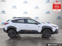 Recent Arrival! Crystal White 2025 Subaru Crosstrek Wilderness AWD Lineartronic CVT H4 APPLE CAR PLA... (image 5)
