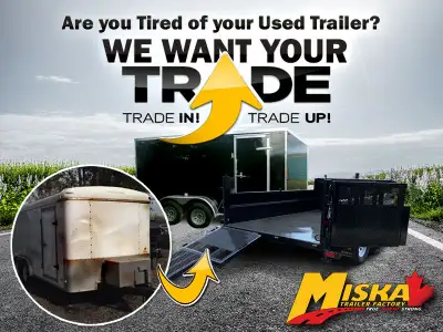 Miska Trailers builds and stocks Galvanized Trailers - Get the ultimate low maintenance finish for o...