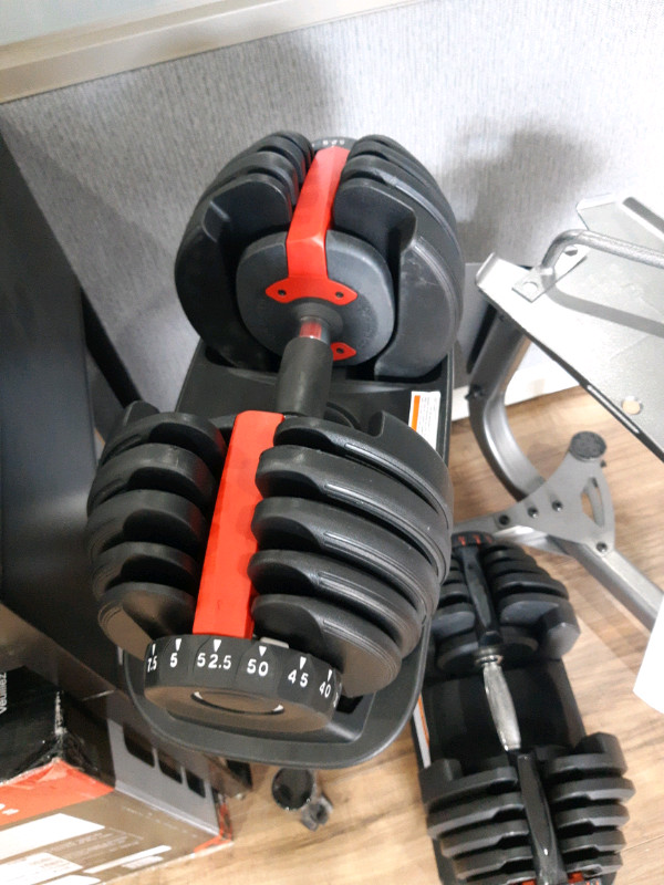 Dumbbells stand bench adjustable dumbbells all brand $ 120 each in Exercise Equipment in City of Toronto - Image 2