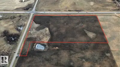 20-acre parcel with direct paved access off Highway 21 on TWP 504, just 15 minutes to Sherwood Park...