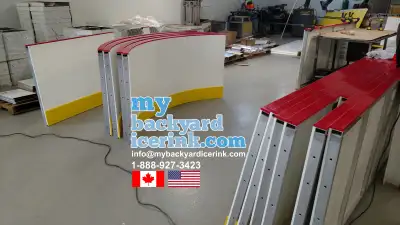 Backyard Ice Rinks & Hockey Rink Boards - Commercial rinks too!, View more