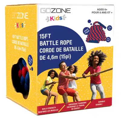 GOzone 15 foot battle nylon rope Kid Girls Boys NEW, View more