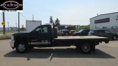 2012 CHEVY 3500HD REG CAB WITH 12 FT Flatbed Truck 4X2 Ask for Special Financing & Leasing deal on t...