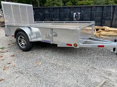 Black's Corners Motorsport The Bearco 5x10 aluminum utility trailers are a popular choice in Canada...