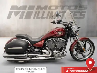 VICTORY Vegas 2011 Rouge 34618 km km au compteur. Motos Illimitées Terrebonne. Prix de vente inclus...