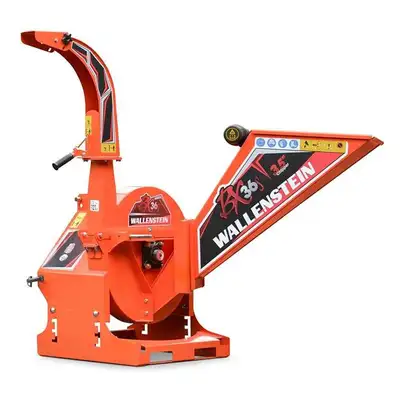 Iron Inventory Inc! Wallenstein BX36s wood chipper 3.5" chipping capacity gravity feed Engine HP Ran...