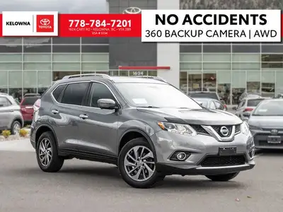 No Accidents - Panoramic Sunroof - 360 Backup Camera - Blindspot Monitoring This 2016 Nissan Rogue S...