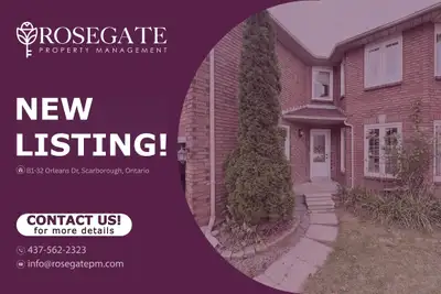 1-Bedroom Basement Apartment in Scarborough | All Utilities + Internet Included Welcome to B1-32 Orl...