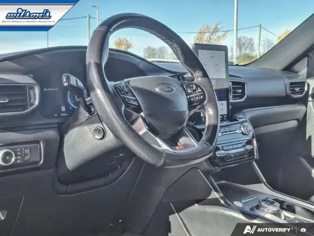 2022 Ford Explorer ST 4WD | Split Leather Buckets | Pano Roof in Cars & Trucks in Guelph - Image 12