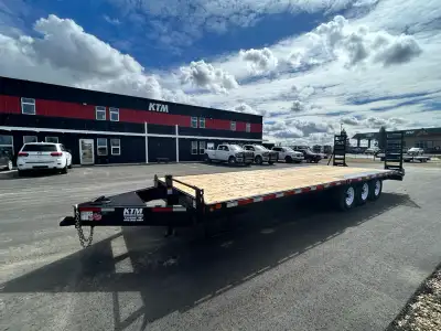 2027 - 8.5 X 26' Tag Triple Axle Trailer Deck Over Wheel Trailer Equipment Trailer Flat Deck Trailer...