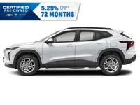 Experience the new 2025 Chevrolet Trax LT in a pristine white finish, featuring a front-wheel-drive... (image 2)