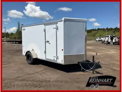 2025 Car Mate Trailers 6x12 Plus V-Nose Liberty Sport Cargo Trailer 2990LB GVWR, 3500LB Dexter Drop...