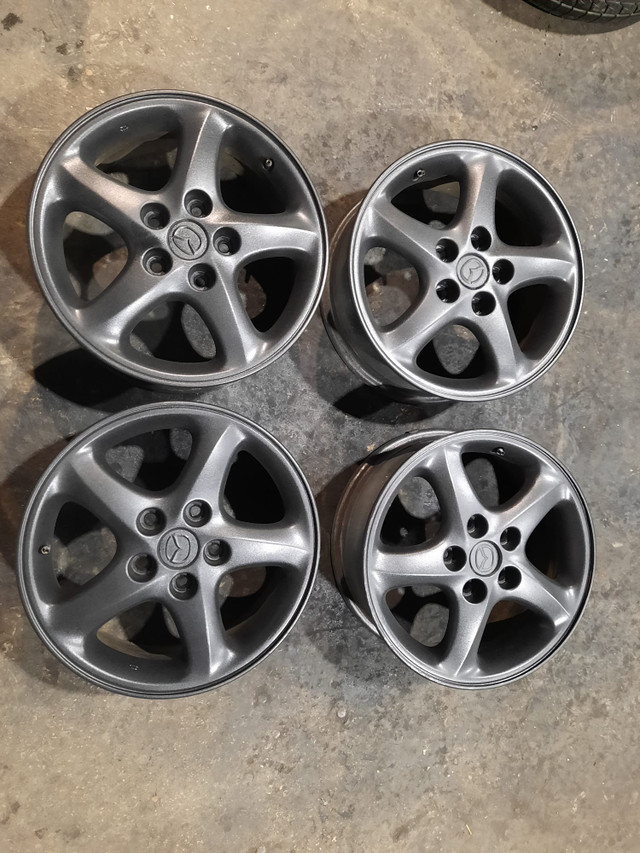 OEM MAZDA ALLOY 16in WHEELS 5x114.3 Tires & Rims Kitchener