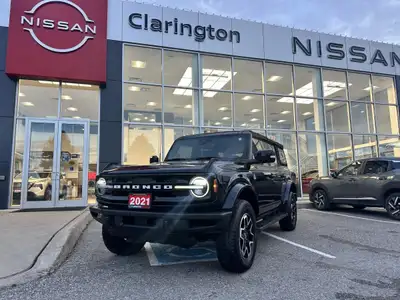 Experience adventure and versatility with the 2021 Ford Bronco Outer Banks, now available at Claring...