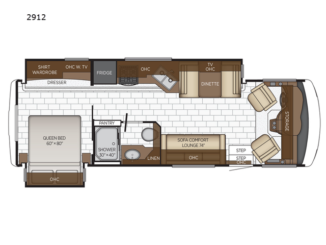 2024 Newmar Bay Star Sport 2912 Gas Full Wall Slide Out+1 more in RVs & Motorhomes in Moncton - Image 3
