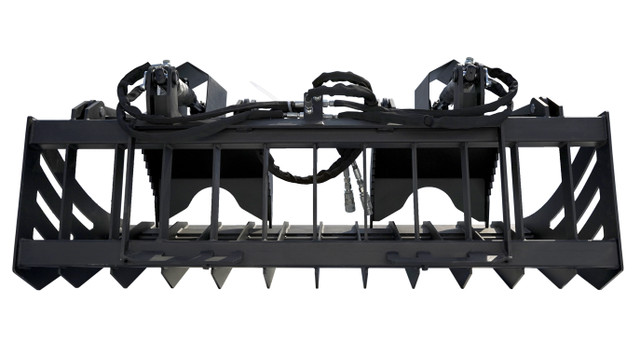New 72" Rock Skeleton Grapple Bucket | Skid Steer Attachment in Other Parts & Accessories in Richmond - Image 4