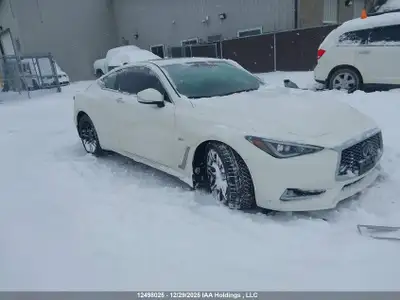 2019 Infiniti Q60 Sport 2DR Coupe 3.0L Turbo, 8-Speed Automatic Transmission, AWD 93,683 KM Bluetoot...